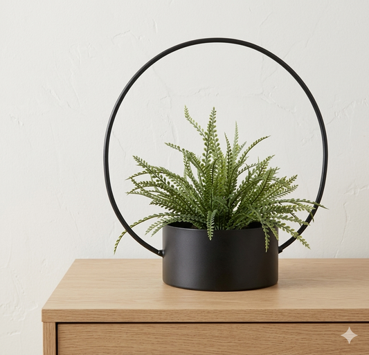 Halo planter - Black